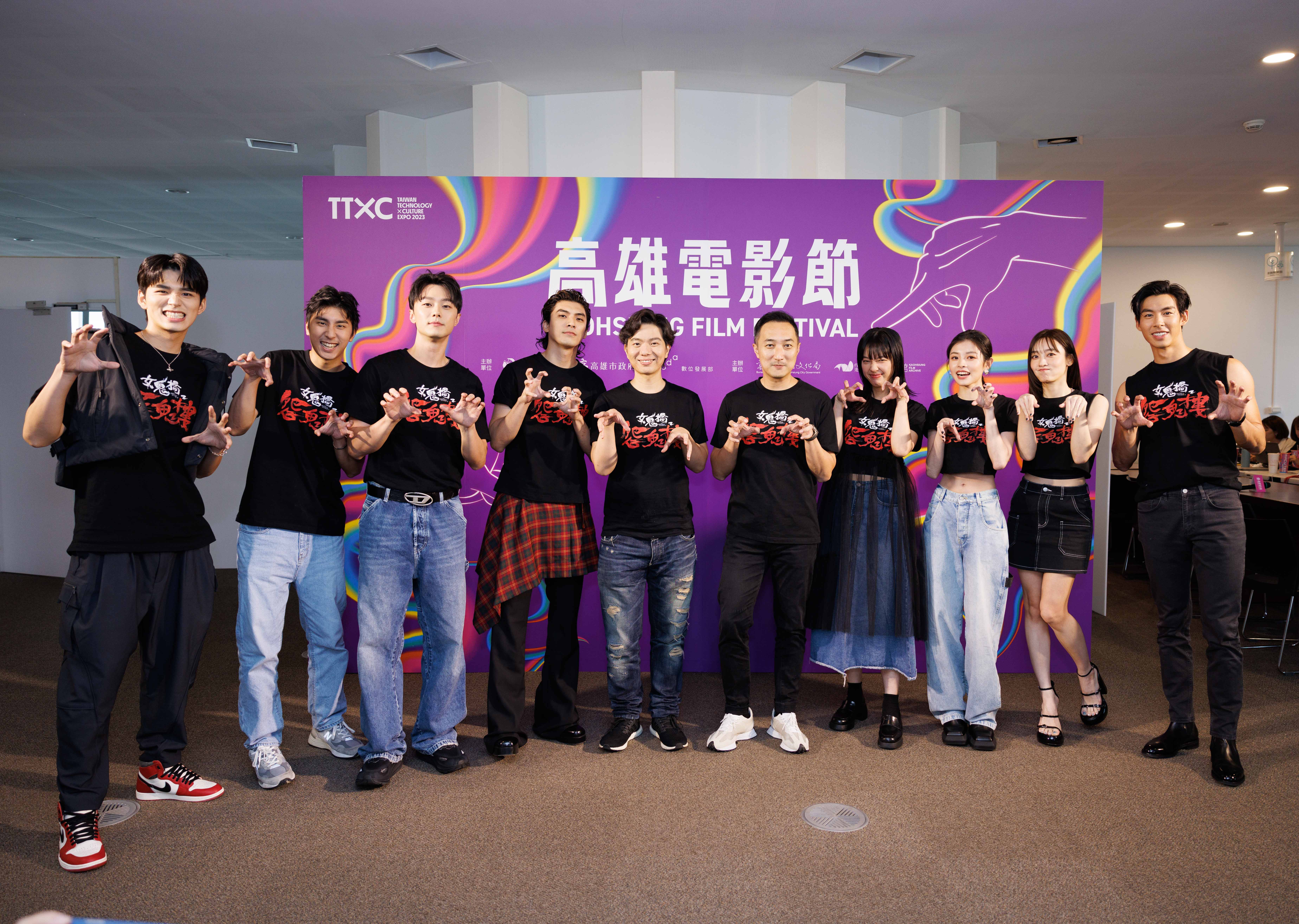 《女鬼橋2》雄影世界首映　林哲熹、施柏宇憋尿吊鋼絲敲碗BLACKPINK演續集-圖片